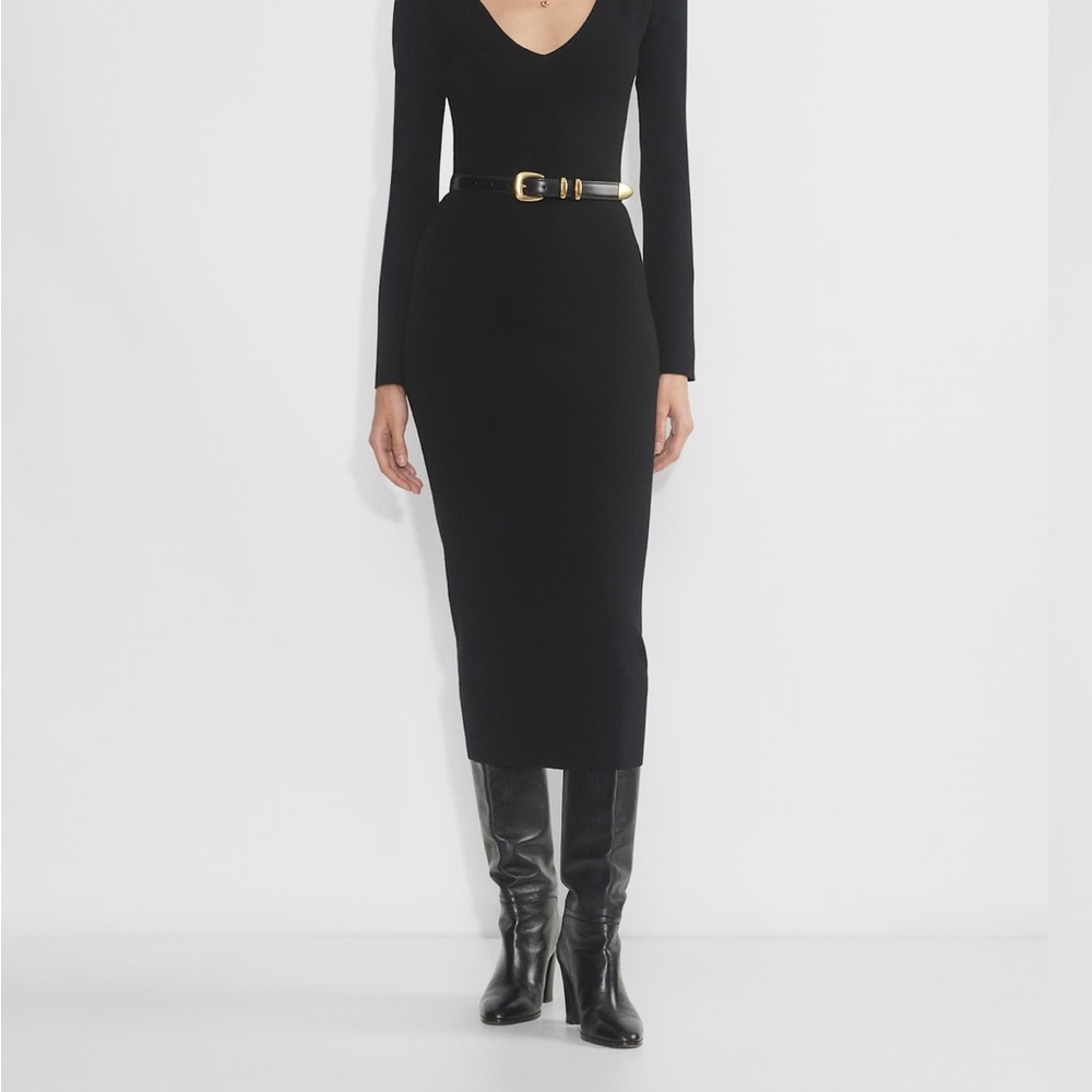 Aritzia Moore dress (Black Long Sleeve Dress), worn only once!